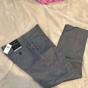 Banana Republic Men's Charcoal Dress Pants (SHORT)